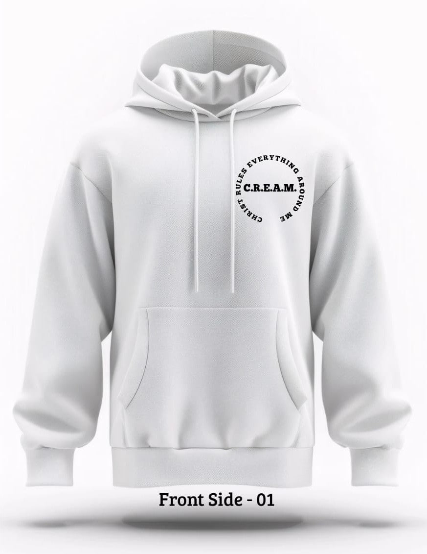 CREAM Pocket Print (Christ Rules Everything Around Me) (Only Hoodie)
