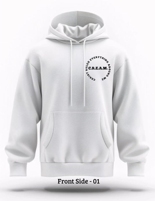 CREAM Pocket Print (Christ Rules Everything Around Me) (Only Hoodie)