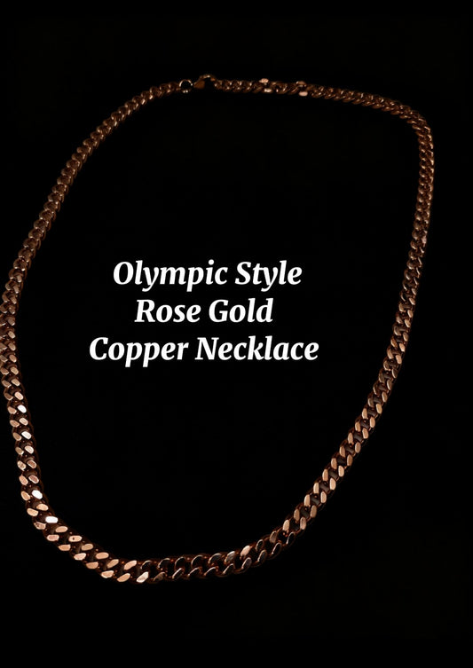 Olympic style Rose Gold Copper Necklaces
