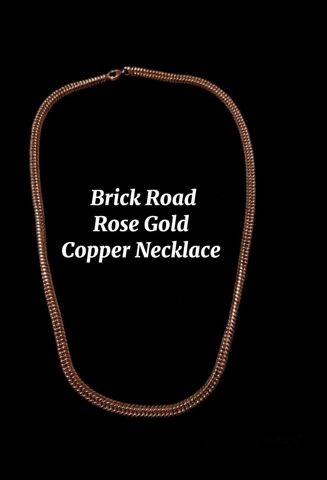 Brick Road Rose Gold Copper Necklace
