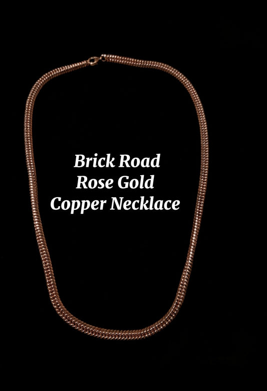 Brick Road Rose Gold Copper Necklace