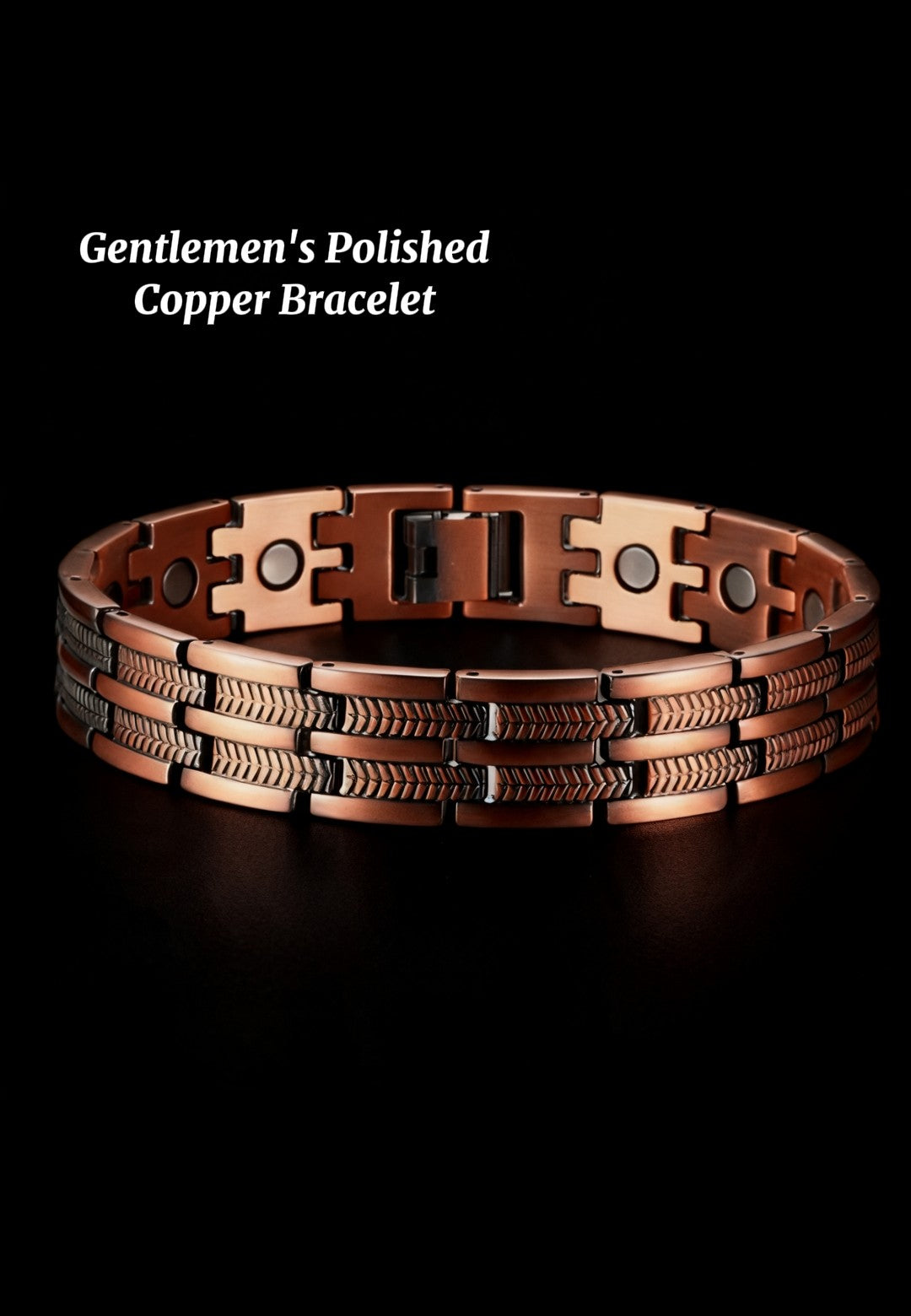 Copper City Gentlemen's Copper Bracelet  (Magnetic)