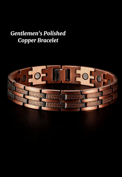Copper City Gentlemen's Copper Bracelet  (Magnetic)